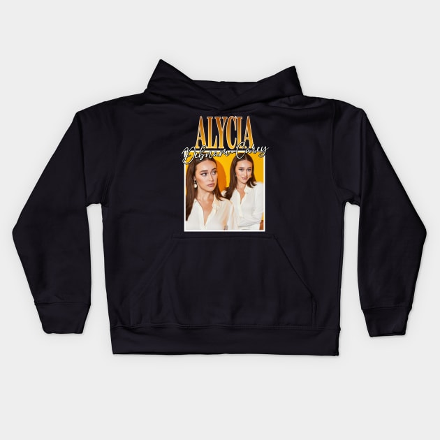 Alycia Debnam-Carey Kids Hoodie by TeesBySilvia